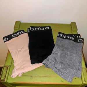 3 pairs of Bebe spanks